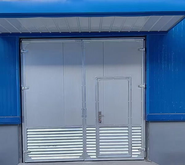 灵台工业平开门