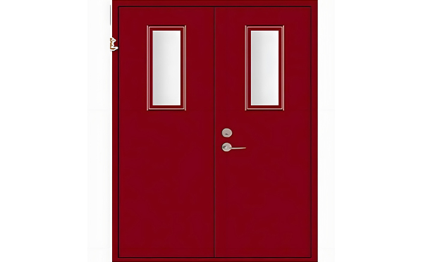 灵台木质防火门