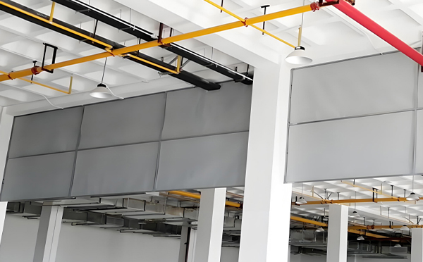 商场防烟分区常闭节点:灵台挡烟垂壁高度与控制器接线图解 商场防烟分区常闭节点:灵台挡烟垂壁高度与控制器接线图解