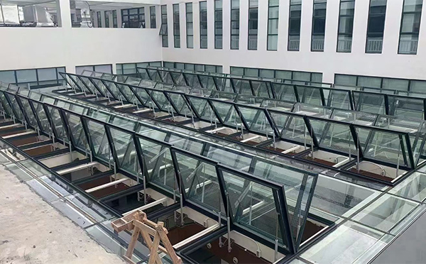 百安科技有限公司近期灵台排烟窗项目案例分享