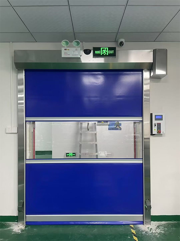 灵台快速灵台卷帘门在冷链物流仓储区的应用实践