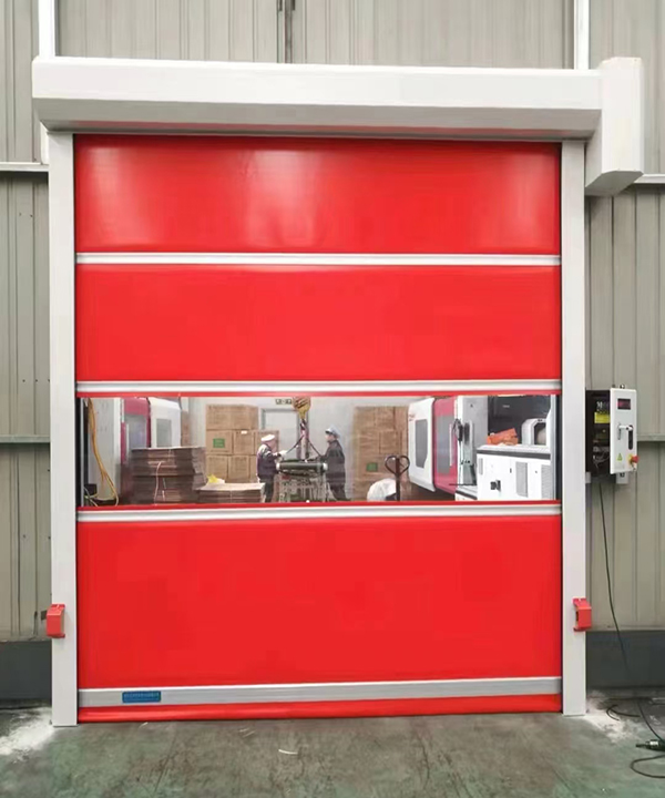 灵台快速灵台卷帘门提升电子制造厂房分区管理效率